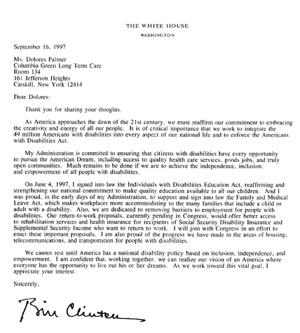 a scan of the letter 