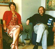 photo of Eleanor's parents, apparently in some official officeplace