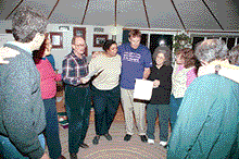 group farewall photo