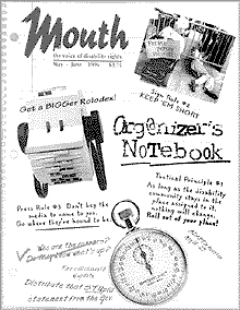 cover of Mouth's "Organizer's Notebook" issue.