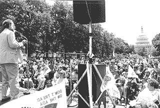 Photo of ADA rally. 